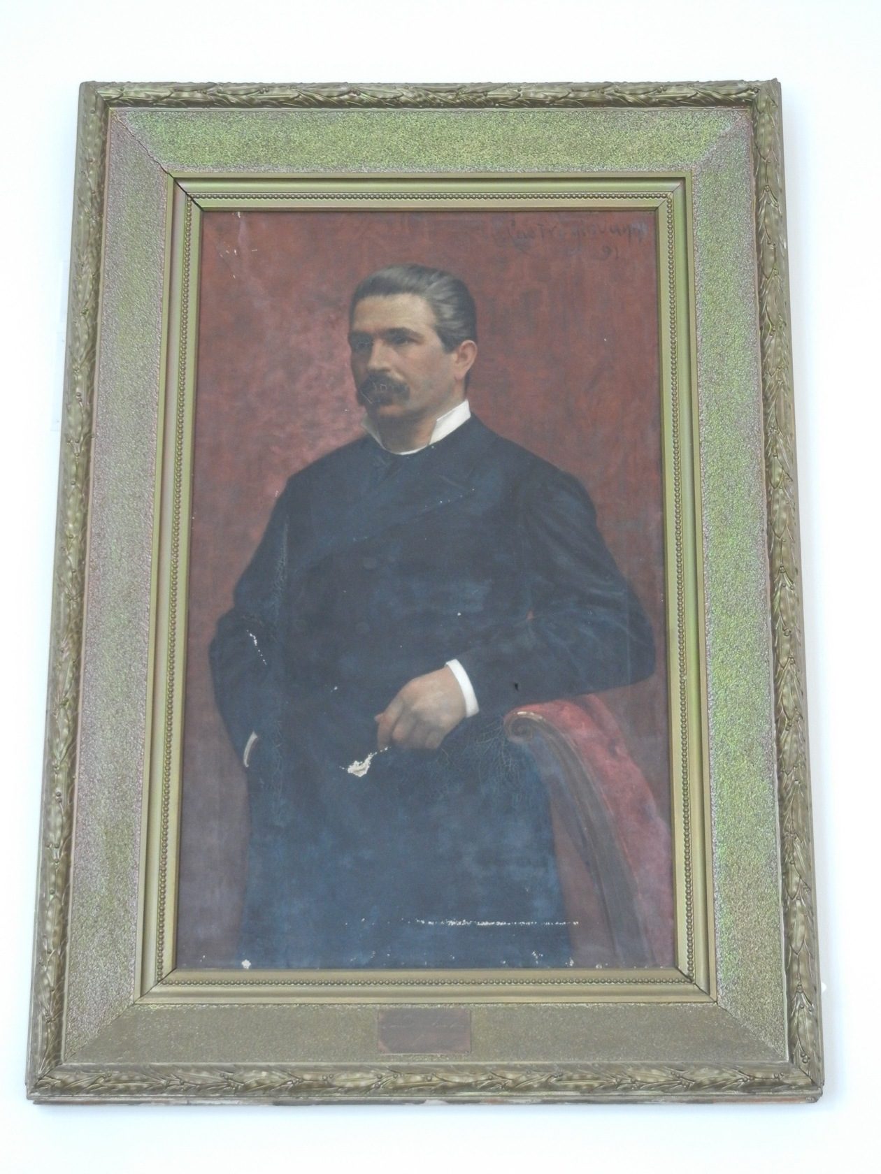 Enrico Albanese's portrait, Ospizio Marino, Palermo.JPG